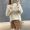 Trắng áo len nữ 2018 mùa xuân mới của Hàn Quốc phiên bản của hoang dã V-Cổ áo len màu rắn lỏng phần mỏng đáy áo triều áo khoác len cardigan nữ