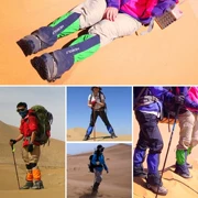 Tuyết bộ leo núi ngoài trời không thấm nước thoáng khí giày tuyết đặt chàng trai và cô gái cát-xà cạp bằng chứng foot bìa sa mạc đi bộ đường dài thiết bị