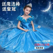 Trẻ em Halloween Cinderella Công chúa Váy Disney Snow White Ice Romance Dress Aisha Trang phục mùa hè - Trang phục