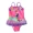 Bộ đồ bơi suối nước nóng trẻ em cô gái ngoại thương, quần bơi một mảnh chống nắng đơn lớn dành cho trẻ em, mũ bơi váy công chúa - Đồ bơi trẻ em