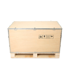 деревянная упаковка 定制胶合板木箱木托钢带箱舌型扣箱出口免熏蒸包装箱免检周转箱