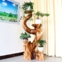 Rễ khắc khung cây bonsai tự nhiên gốc gỗ rắn gỗ phòng khách ban công sân vườn biệt thự may mắn quà tặng đồ trang trí - Các món ăn khao khát gốc bộ bàn ghế gốc cây