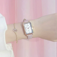 Квадратные ретро универсальные брендовые женские часы, простой и элегантный дизайн