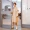 Áo khoác chống mùa 2018 phiên bản phổ biến của Hàn Quốc mùa thu đông mới Học sinh Sen mới len kẻ sọc áo len dài quần áo nữ - Áo Hàn Quốc