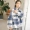 Mùa thu đông 2019 Thời trang mới phiên bản Hàn Quốc của áo khoác kẻ sọc ngắn phổ biến 茧 kiểu áo len nhỏ nữ thủy triều - Áo khoác ngắn