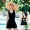 Bộ đồ bơi nữ Li Ning 2018 mới bảo thủ kiểu váy liền thân nóng bỏng thời trang xuân hè che bụng áo tắm gợi cảm - Bộ đồ bơi One Piece