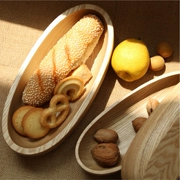 Gỗ macarons khay tro gỗ nut món ăn rắn gỗ snack món ăn trái cây bánh mì pastry tấm gỗ gỗ rắn