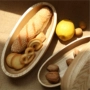 Gỗ macarons khay tro gỗ nut món ăn rắn gỗ snack món ăn trái cây bánh mì pastry tấm gỗ gỗ rắn thìa gỗ