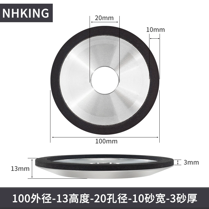 Được tùy chỉnh
            NHK loại đĩa kim cương bánh mài nhựa 90 ° máy mài mài đánh bóng cắt mài cacbua thép vonfram mai luoi hop kim Đá mài