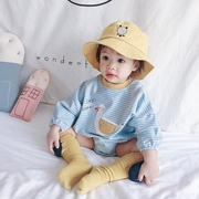 Quần áo dễ thương cho bé trai và phụ nữ Babyiesies cotton sơ sinh trang phục mùa thu xì ra quần áo siêu dễ thương mùa xuân - Áo liền quần