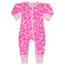 Ins bougainvillea bé mùa xuân và mùa thu jumpsuit cotton ấm áp bộ đồ ngủ dài tay hafu túi quần leo núi Áo liền quần