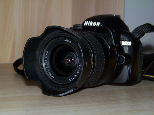 Nikon, камера, объектив, комплект, D3100