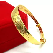 Wedding Dragon và Phoenix Bracelet Mô phỏng Vàng giả Cô dâu Vòng đeo tay mạ vàng Không rơi Trang sức cưới Sáng tạo Đồ cưới