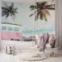 Fan Wei bên bờ biển kỳ nghỉ thời gian Bắc Âu trang trí nội thất treo vải TV nền mạnh mẽ tấm thảm ins bãi biển khăn khăn trải bàn thảm treo tường mandala