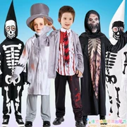 Halloween trang phục trẻ em trang phục bé trai bé trai cosplay đầu lâu kinh dị ma cà rồng thây ma chết quần áo
