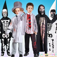 Halloween trang phục trẻ em trang phục bé trai bé trai cosplay đầu lâu kinh dị ma cà rồng thây ma chết quần áo halloween gg