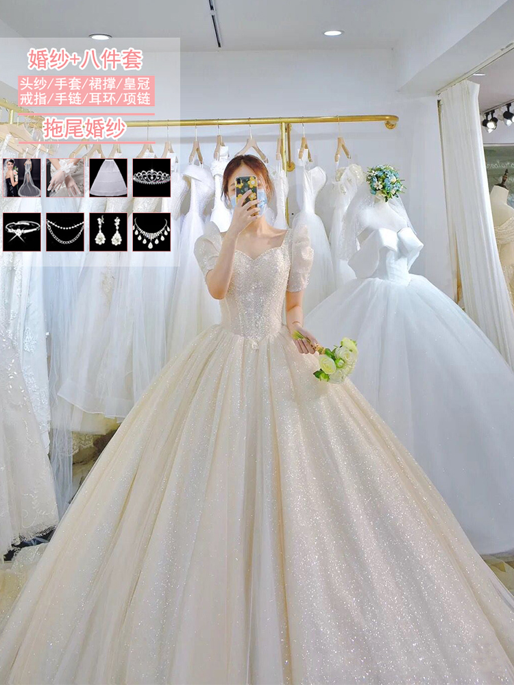  S+White trailer wedding dress 