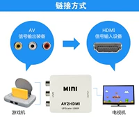 Bảng điều khiển trò chơi hộp set-top AV to HDMI sang VGA, bộ chuyển đổi TV 4K Màn hình máy tính VGA - Kiểm soát trò chơi tay cầm logitech f310