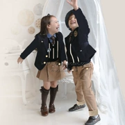 Mẫu giáo vườn quần áo mùa xuân và mùa thu trẻ em mới của quần áo tùy chỉnh Người Anh cao đẳng gió trường tiểu học đồng phục đồng phục học sinh phù hợp với