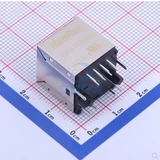 HR 915310A промышленного соревного роста RJ45 с легкой сетью трансформатор Одинокий рот 180 градусов 100 м