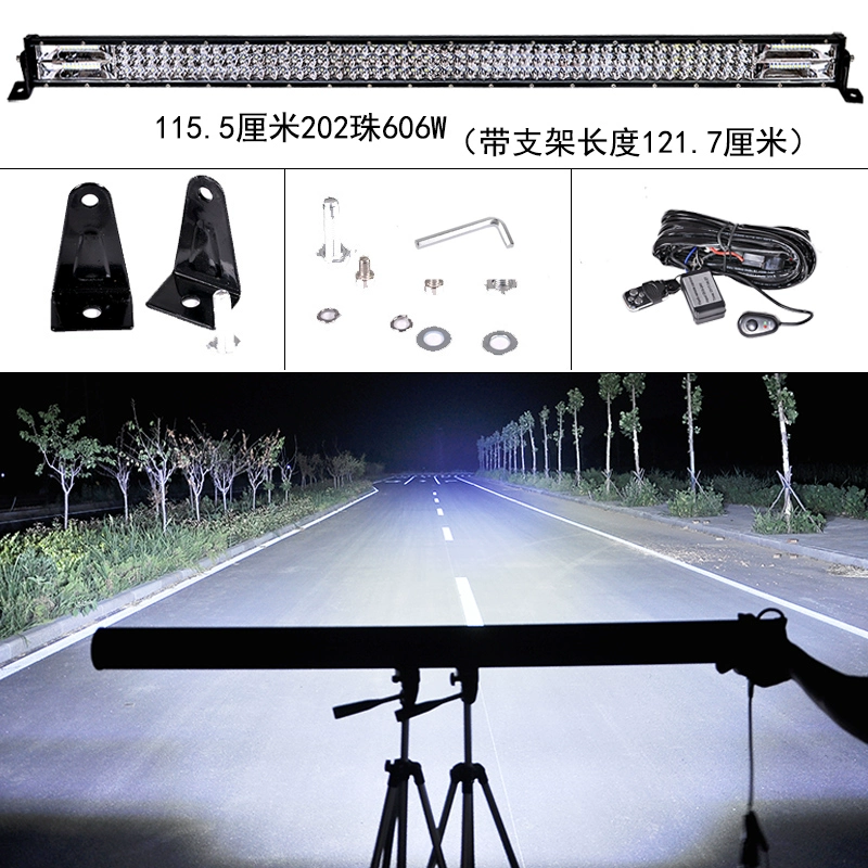 Auto LED Long Spotlight 12V24V LIGHT SIÊU SIÊU MING MID -NETWORK Công việc sửa đổi quầy xe tải quầy xe tải từ mái nhà -mái nhà gương cầu lồi ô tô đèn trợ sáng ô tô 