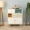 Màu sắc Bắc Âu phù hợp với tủ TV bàn cà phê hộ gia đình kết hợp tủ TV căn hộ nhỏ có thể thu vào tủ TV bàn cà phê phòng khách - Buồng mẫu tủ giày gỗ tự nhiên