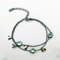 Оригинальный дизайнерский браслет, ювелирное украшение, серебро 925 пробы, простой и элегантный дизайн, в корейском стиле