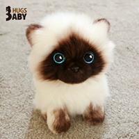 Реалистичная плюшевая игрушка, кукла для друга, котенок, кот, подарок на день рождения