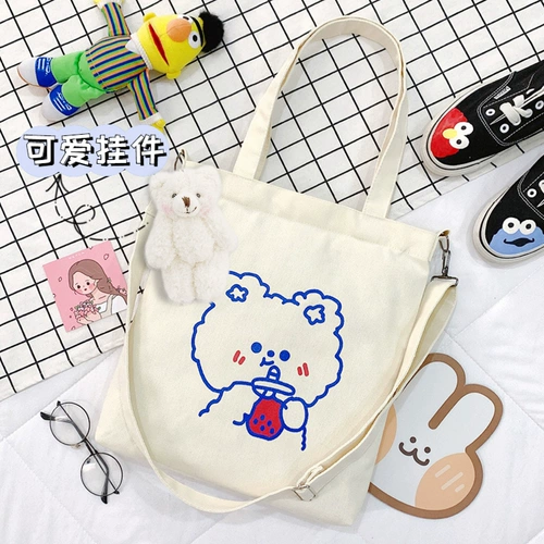 Сумка через плечо, вместительный и большой шоппер, брендовая льняная сумка, тканевый мешок