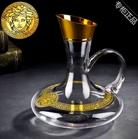 Séc nhập khẩu tinh thể decanter rượu vang mát rượu rót rượu thủy tinh với bình hông xiên - Rượu vang ly vang đỏ