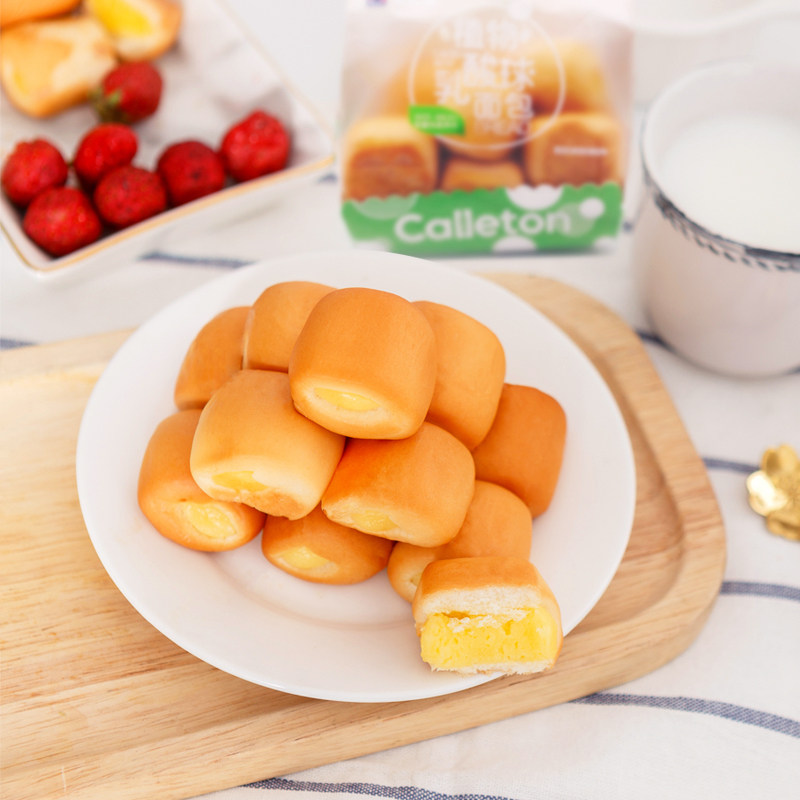 卡尔顿植物乳酸球夹心小面包网红零食下午茶 10元券 券后价  14.