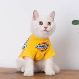 Модная бренда одежда для кошачьего кота весна и лето милая британская короткая толстовка Гарфилда Антивир