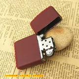 Кожаная зажигалка, сумка для техники, чехол на керосине, из натуральной кожи