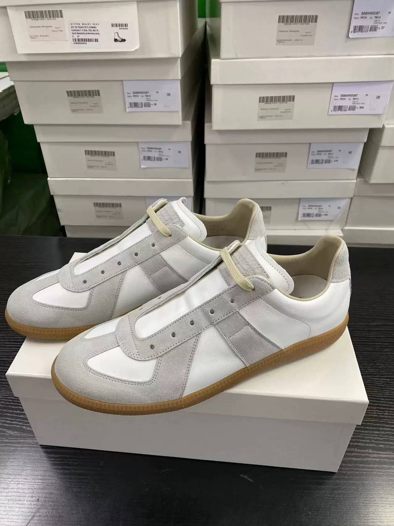 Купить базовые мужские спортивные кроссовки Maison Margiela 2022 осень-зима, подлинные, код S57WS0236