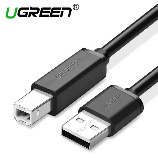 Кабель USB 2.0 Type B для принтера от UGREEN Green Union, печатная строка 10845