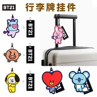 Геометрическая кукла, багажная бирка для путешествий, чемодан, защитная сумка, подвеска, Южная Корея