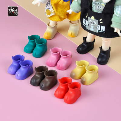 taobao agent OB11 baby shoes star boot boots, wooden shoe rain boots Holala GSC body ymy joint doll shoes