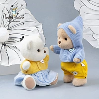 Teddytales, комплект, вязаная шапка, балахон, детская одежда