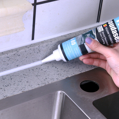 防水防霉厨卫台面密封胶马桶封边透明硅胶免钉胶比利时进口玻璃胶