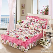 Phiên bản tiếng Hàn của công chúa 1.8 mẫu váy ngủ bằng vải cotton trải giường 1,5 m trải giường bằng vải cotton đơn chống trượt