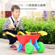 Bộ đồ chơi trẻ em ATV cho bé gái Nạo vét xẻng Xô chơi cát Xe đẩy công cụ