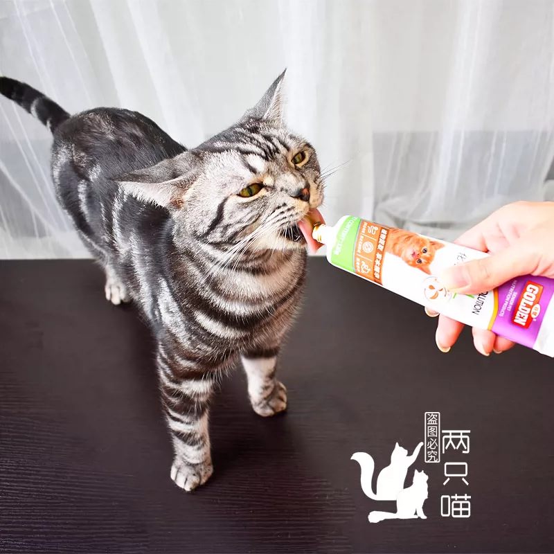Kem dưỡng tóc Gu Denghua mèo dinh dưỡng mèo con nhổ lông kem mèo lông nhổ lông bóng mèo tẩy lông hàng 120g - Cat / Dog Health bổ sung