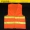 Dệt kim vải phản quang vest có thể được in cam phản quang vest trang web huỳnh quang quần áo vệ sinh phản chiếu vest áo len nam cổ lọ hàn quốc