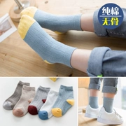 Vớ trẻ em cotton 3-5-7-9 tuổi Cô gái vớ Vớ bé vớ cotton mùa thu và mùa đông