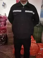 Утолщенный хлопок темно-синего цвета (без вышивки, рекомендуется электросварка)