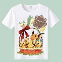 Pokemon Elf Poco Giấc Mơ Phim Hoạt Hình Anime Quần Áo Pokemon Pikachu Ngắn Tay Áo T-Shirt hình dán búp bê