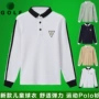 Quần áo golf trẻ em mới của Hàn Quốc Áo thun dài tay cho bé trai và bé gái quần áo xuân hè - Thể thao sau quần áo thể thao lining