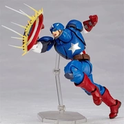 Phiên bản Q-truyện tranh của thuyền trưởng Hoa Kỳ Các khớp biển theo phong cách Avengers Yamaguchi có thể được làm bằng tay mô hình đồ chơi - Capsule Đồ chơi / Búp bê / BJD / Đồ chơi binh sĩ