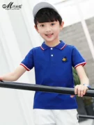 Quần áo trẻ em thỏ Qiao Mi cho bé trai áo thun ngắn tay mùa hè 2019 áo sơ mi trẻ em mới trong chiếc áo sơ mi nam tay dài - Áo thun