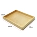 Khay trà bằng gỗ hình chữ nhật chắc chắn khay gỗ đựng đồ ăn chất liệu gỗ thông Khay gỗ